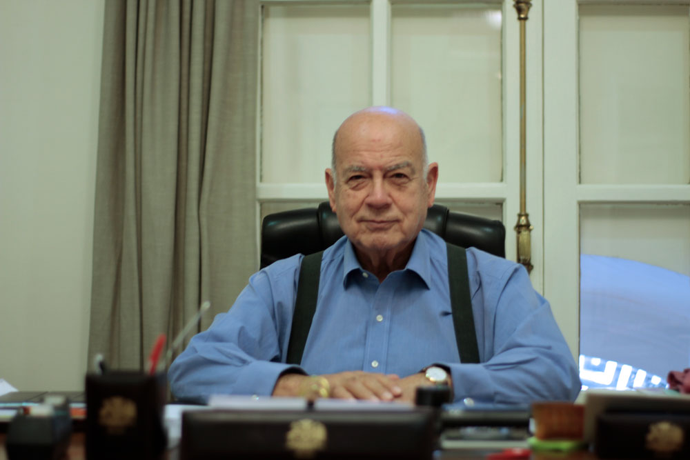 Foto de José Miguel Insulza y Carolina Tohá en un acto político