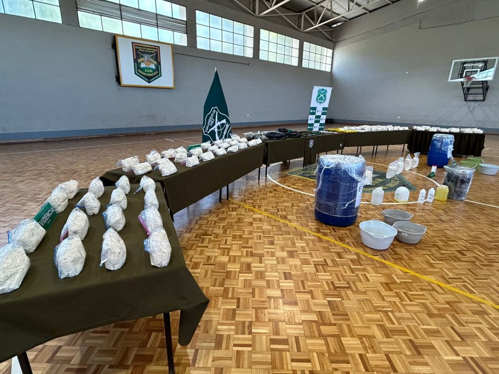 Operativo Antidrogas en Concepción: Desbaratan Laboratorio Clandestino con Fachada de Escuela de Música
