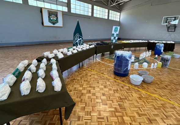 Operativo Antidrogas en Concepción: Desbaratan Laboratorio Clandestino con Fachada de Escuela de Música
