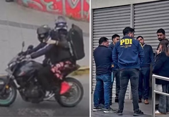 Pareja asalta banco en Llolleo y grita insólita justificación durante robo