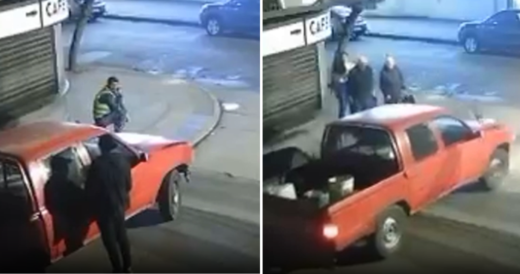 Robo de camioneta frente a cuidador informal en el centro de Concepción.