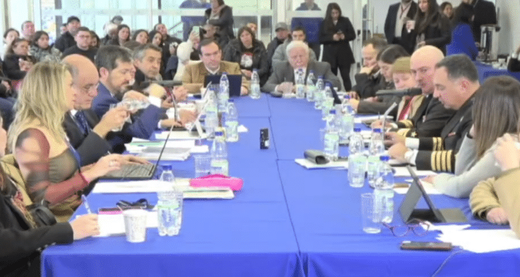 Sesión de la comisión de la Cámara de Diputados en Concepción para investigar el Caso Bruma.