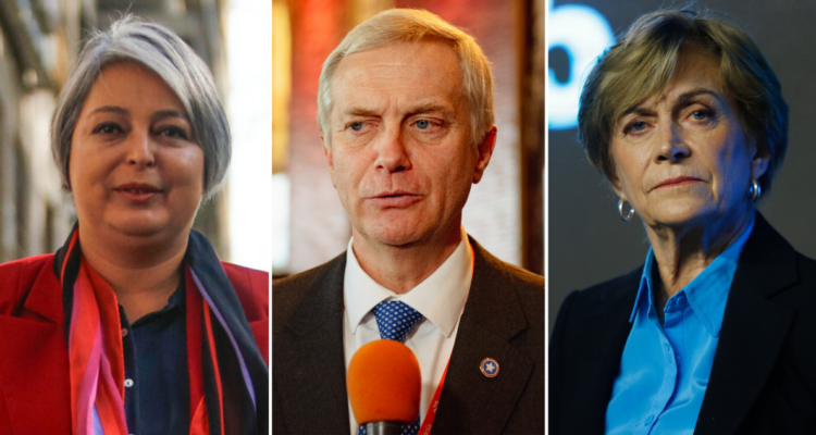 Gráfico de la Encuesta Criteria presidencial que muestra a Jeannette Jara liderando las preferencias de primera vuelta en Chile.