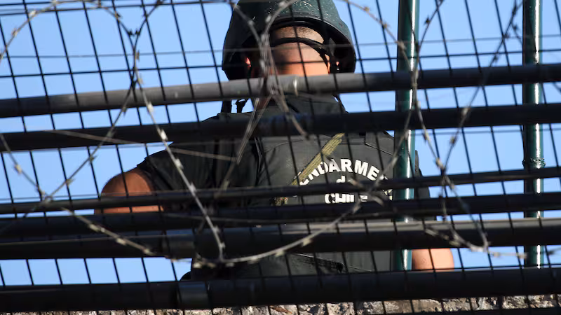 l frontis del Centro de Detención Preventiva Santiago 1.