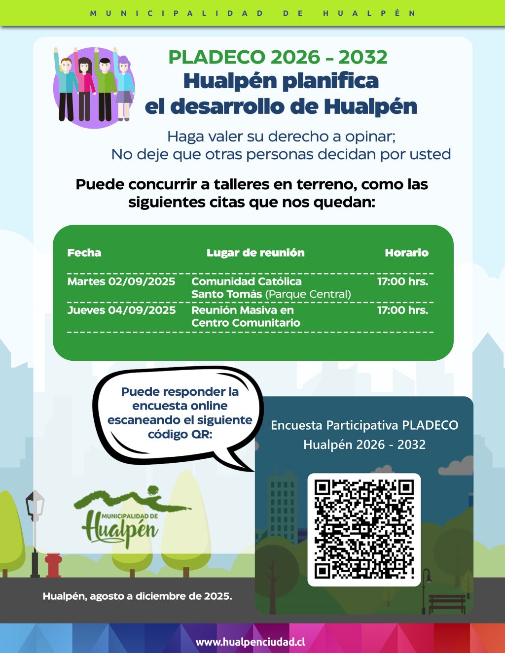 La comunidad de Hualpén participando en la planificación del futuro de su comuna.