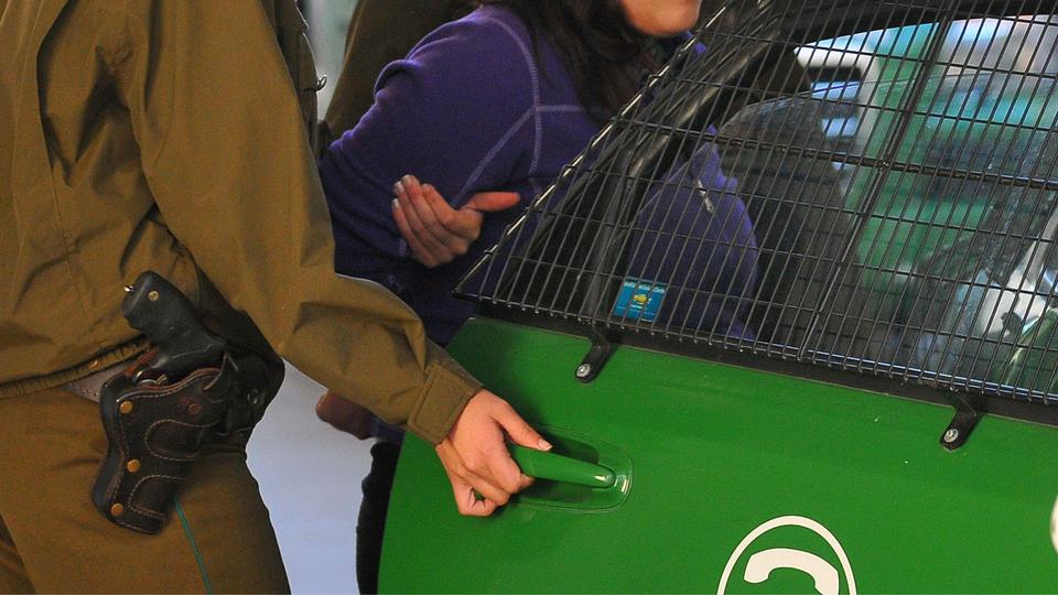 Juzgado de Garantía de Santa Juana, donde se formalizó a la mujer por parricidio