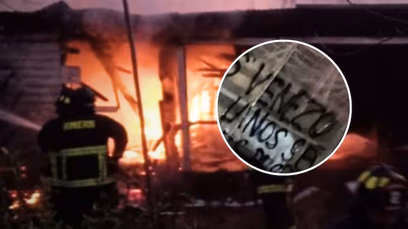 Una-bodega-quemada-y-destruida-después-de-un-ataque-incendiario