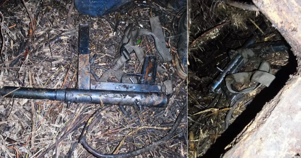 cedida a rbb por detenidos armas incautadas atentado incendiario contulmo 1